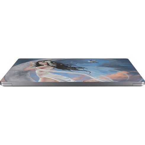 Fairy on Moon with Birds by Nene Thomas Universal Laptop 11in (8.8 x 6.2in) Skin